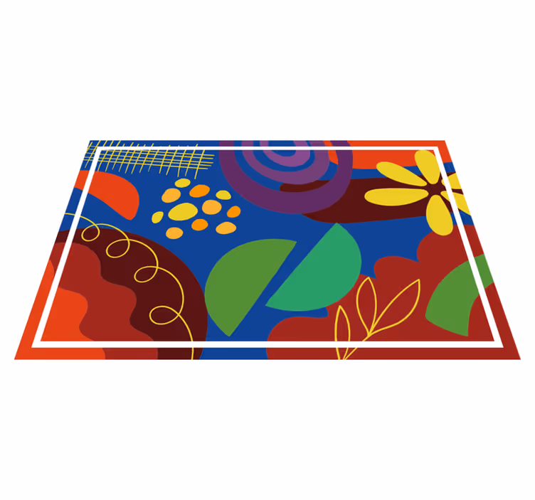 Original placemat with bold geometric patterns - TenStickers