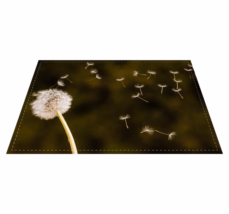 Original placemat dandelion fluff seeds - TenStickers