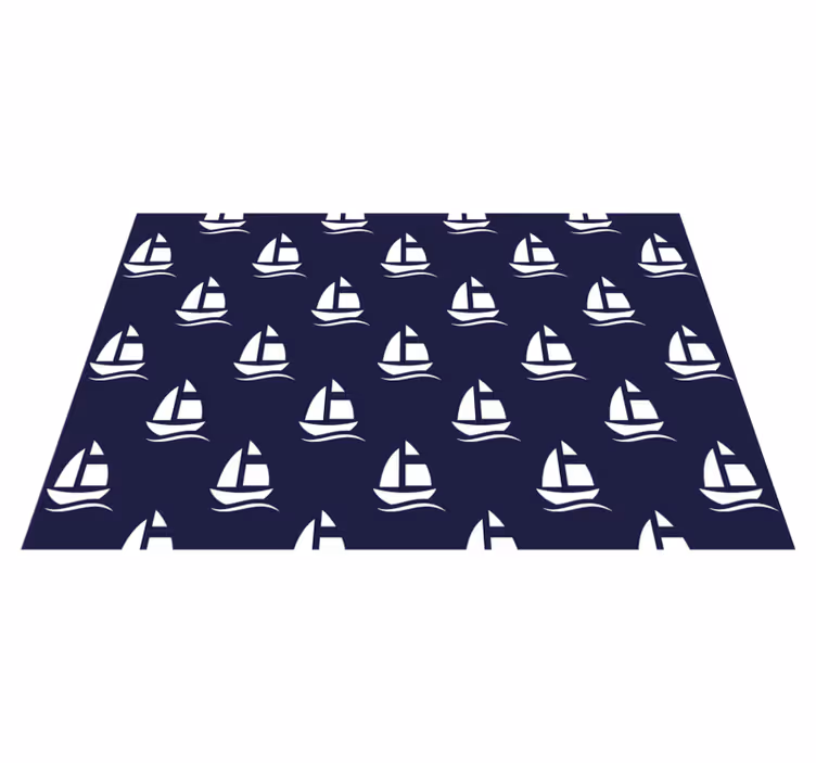 Original placemat sailboat design - TenStickers