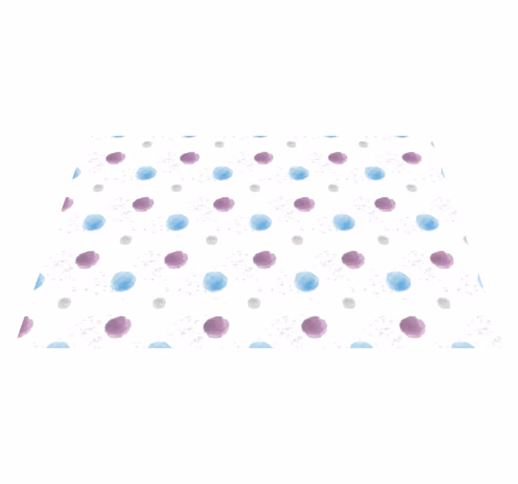 Vibrant spotty circles placemat - TenStickers