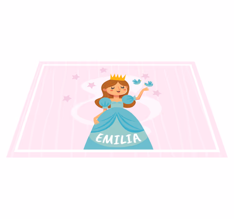 Children placemat with princess character design - TenStickers