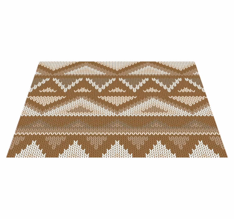 Placemat with knitted pattern surface - TenStickers