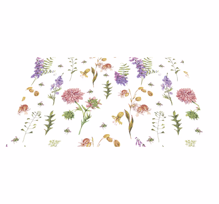 Original placemat with floral botanical design - TenStickers