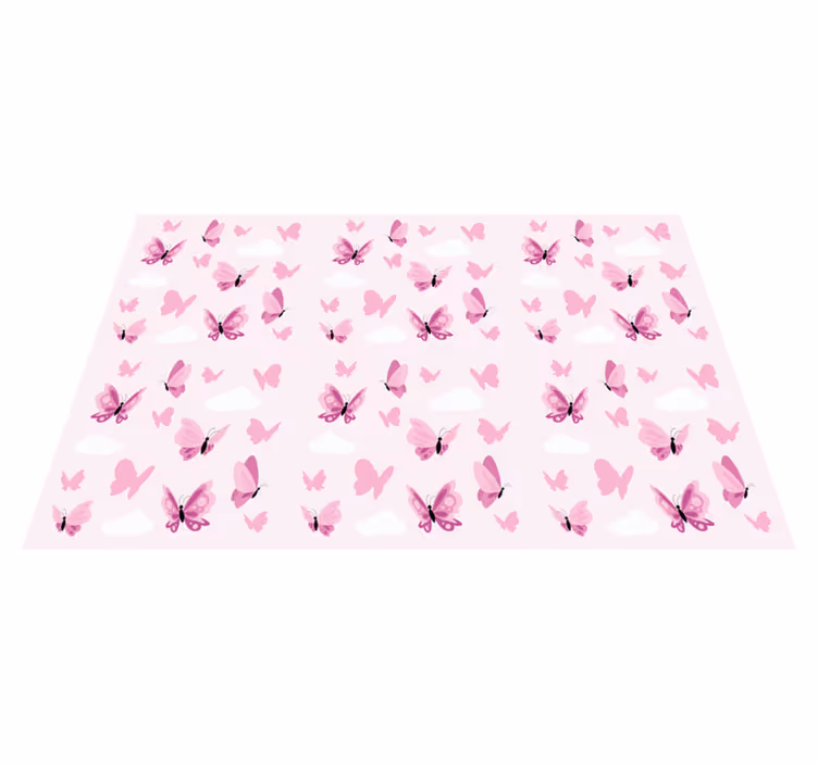 Children placemat with butterfly print design - TenStickers