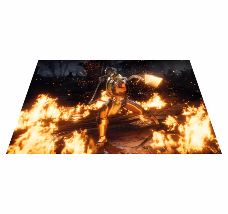 Original placemat with bold character action - TenStickers