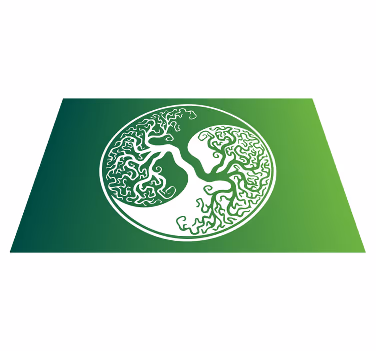 Original Yin Yang Tree of life placemats - TenStickers