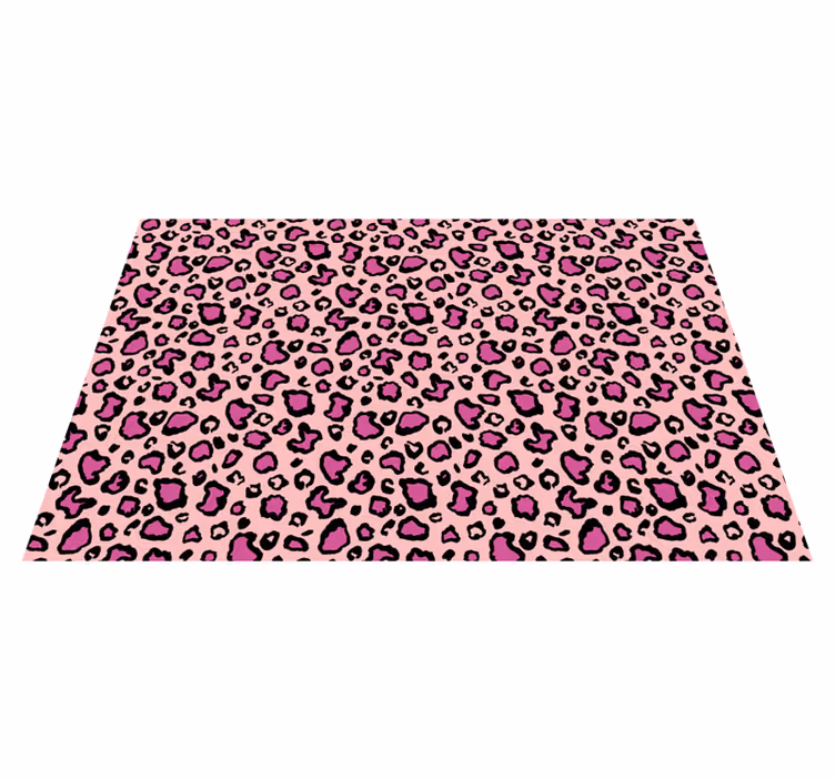 Original placemat pink leopard design - TenStickers