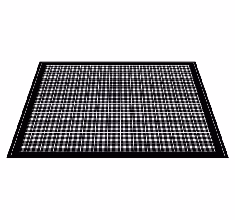 Checked table top placemat - TenStickers