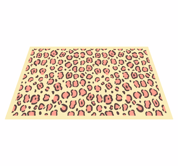 Leopard motif style placemat - TenStickers