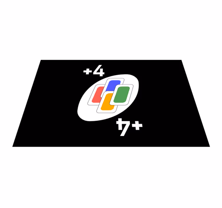 Original placemat inspired by card game design - TenStickers