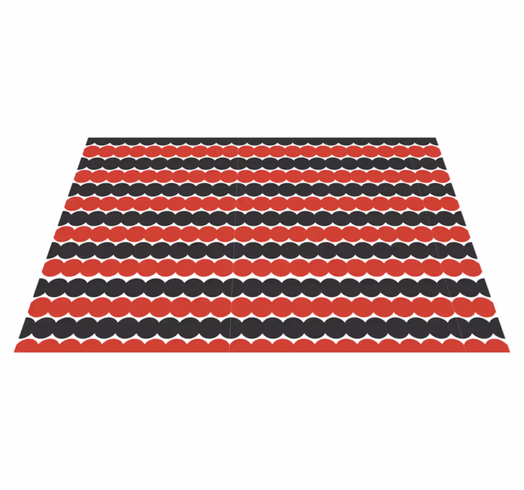Modern placemat with layered circular design - TenStickers