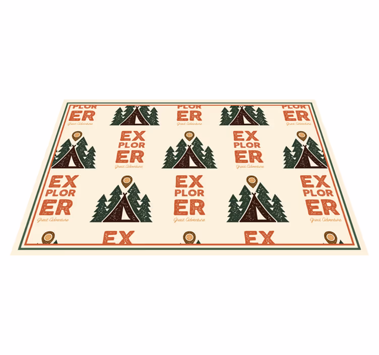 Original placemat explorer adventure design - TenStickers