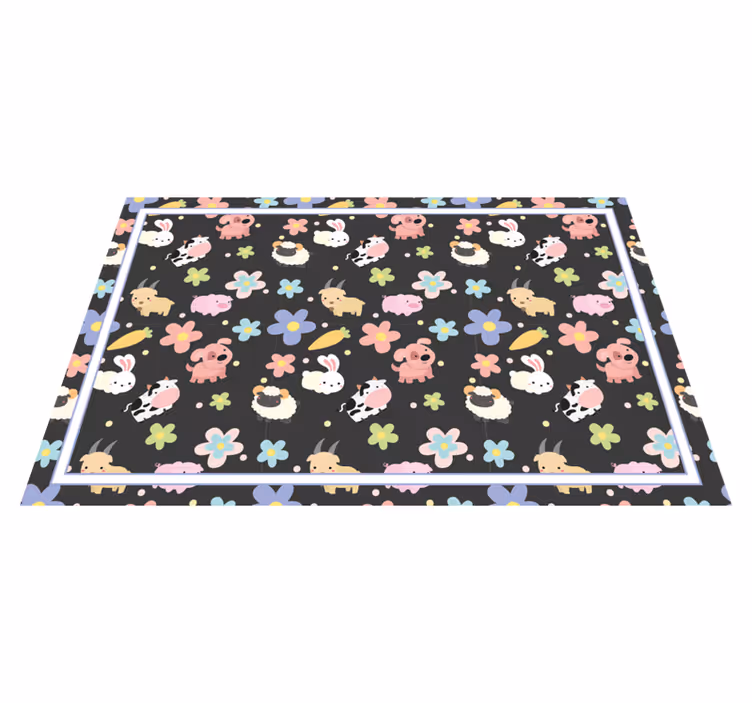Children placemat with enchanting creature art - TenStickers