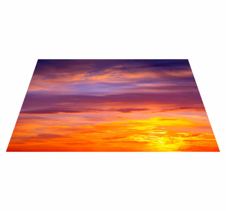 Colourful sunset aesthetic original placemats - TenStickers