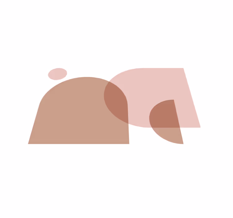 Modern placemat with contemporary geometric designs - TenStickers