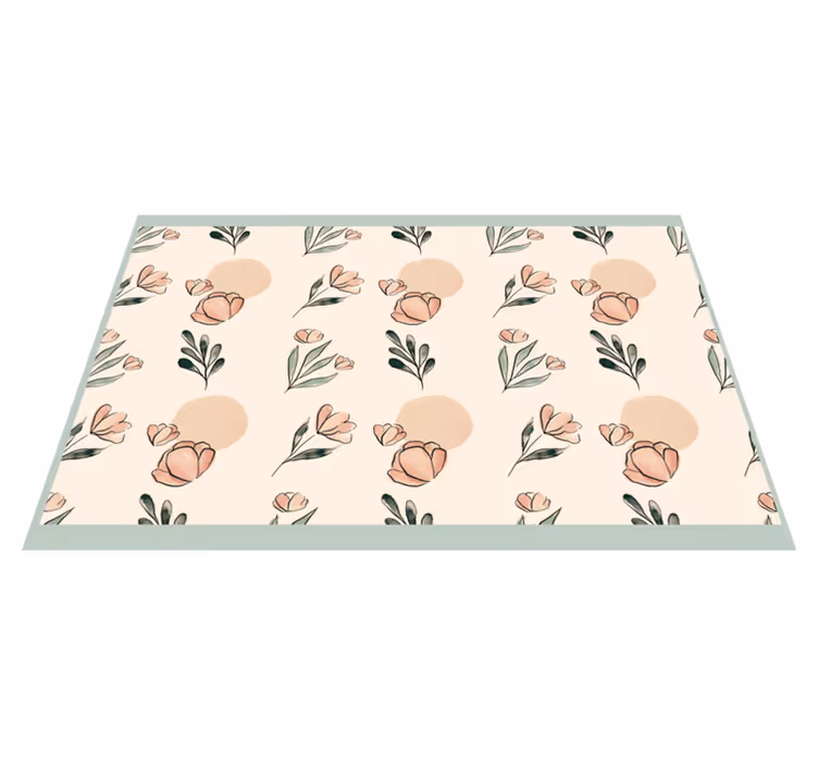 Original placemat with floral motif design - TenStickers
