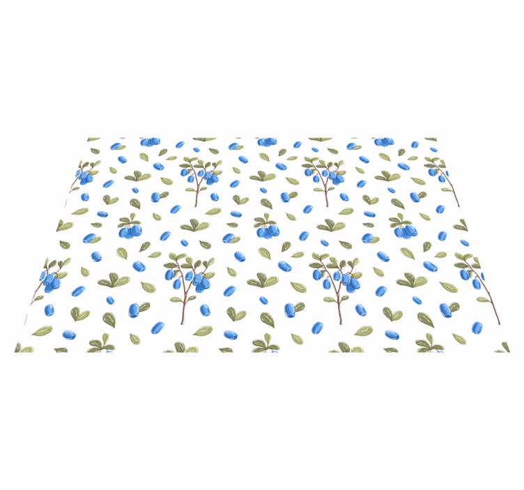 Floral botanic aquarella pattern placemats - TenStickers