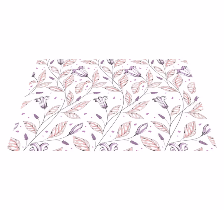 Original placemat floral pattern design - TenStickers