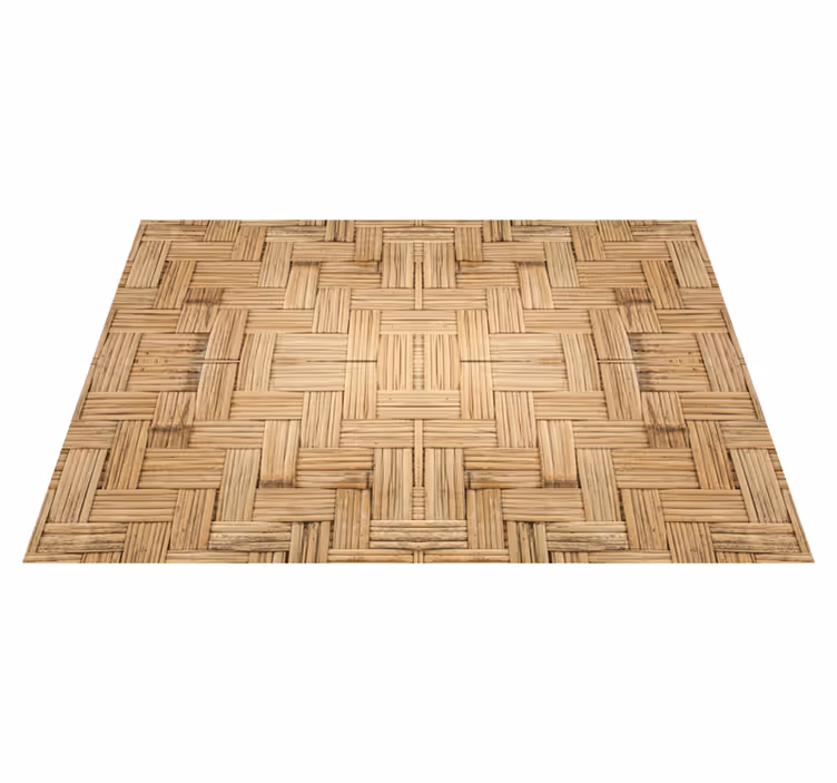Woven bamboo surface placemat - TenStickers