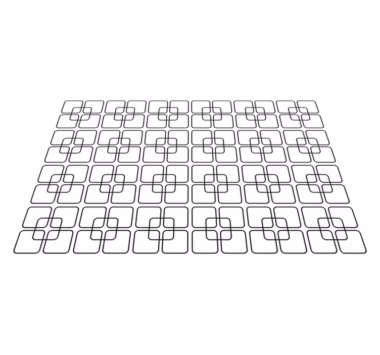Geometric pattern placemat - TenStickers