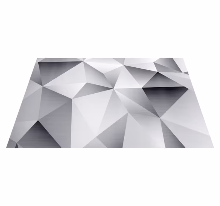 Modern placemat geometric metallic design - TenStickers