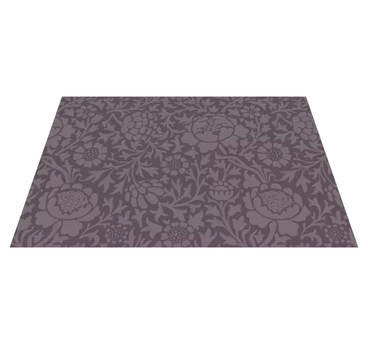 Botanical motif texture placemat - TenStickers