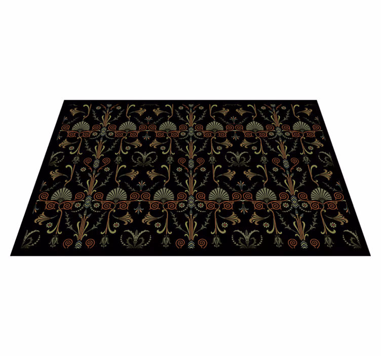 Floral textured finish placemat - TenStickers