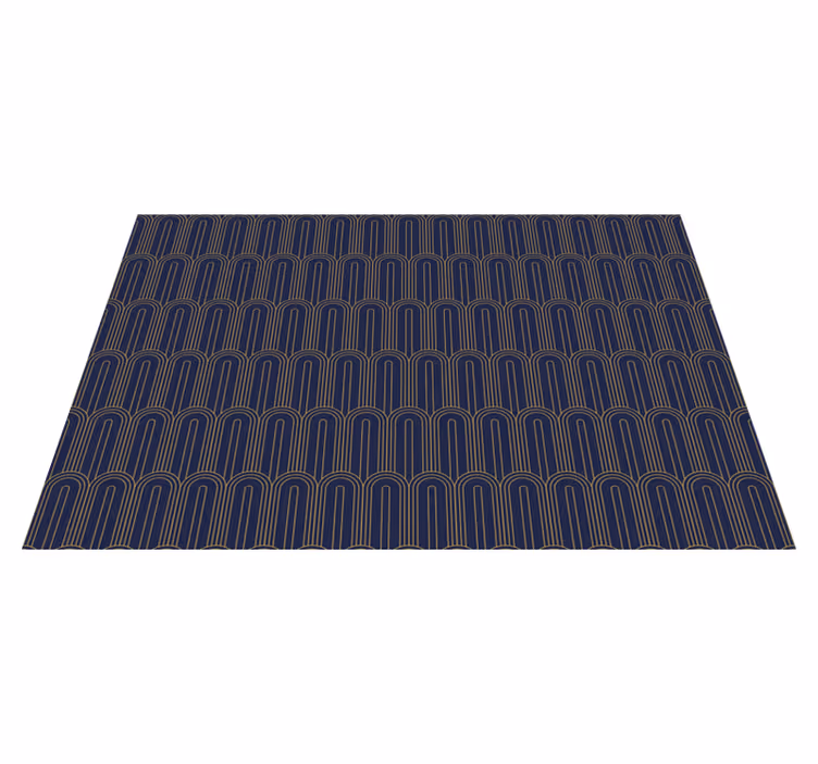 Modern placemat with graceful curved lines - TenStickers