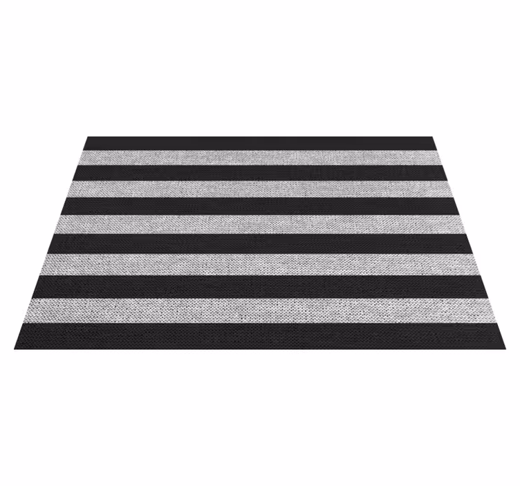 Modern placemat striped kitchen mat - TenStickers