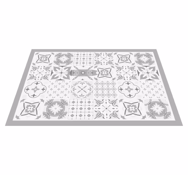 Placemat elegant monochrome patterns - TenStickers