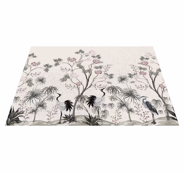 Vintage oriental nature original placemats - TenStickers