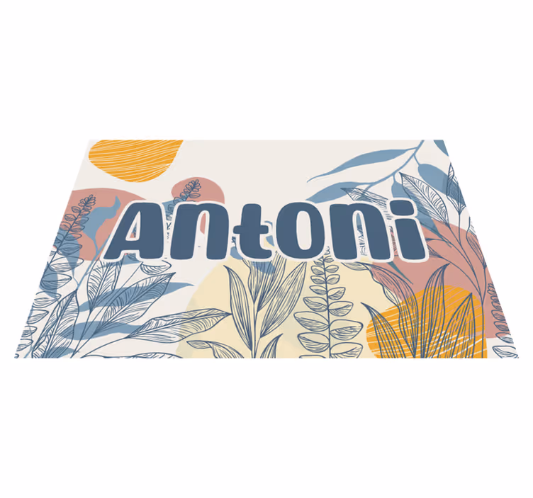 Original placemat stylish name design - TenStickers