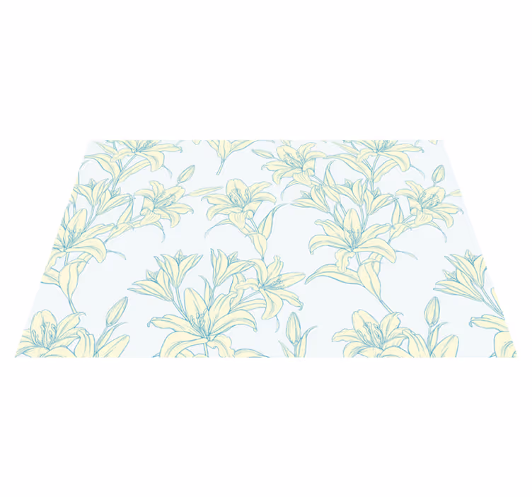 Placemat elegant botanical design - TenStickers