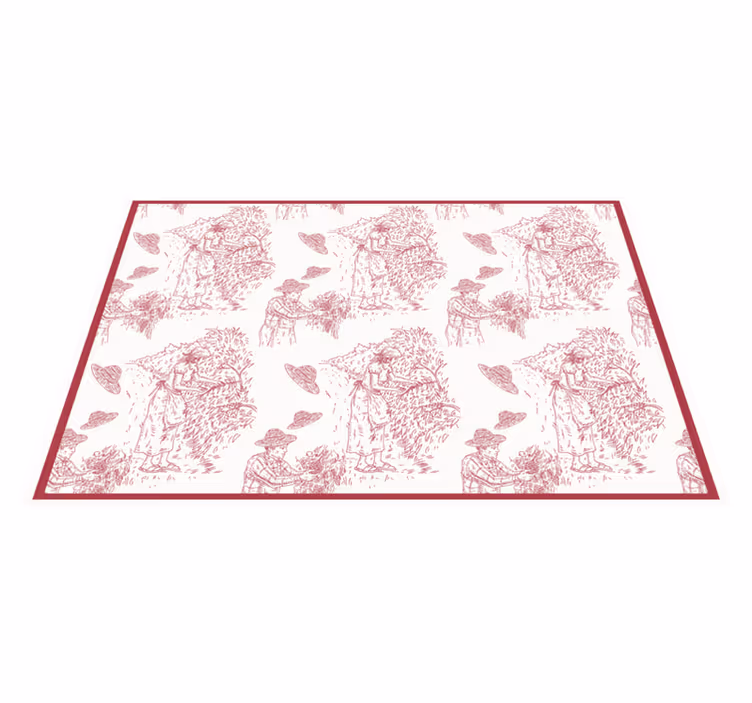 Original placemat rural harvest design - TenStickers