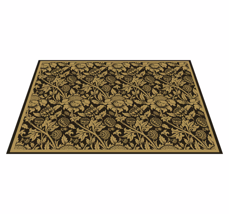 Elegant placemat botanical elegance - TenStickers