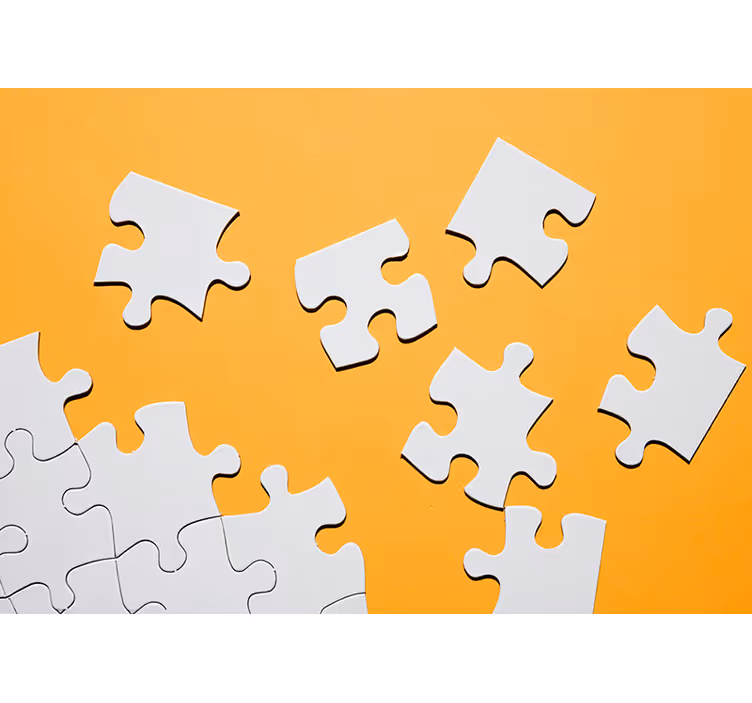 Jigsaw piece  Abstract Wall Murals - TenStickers