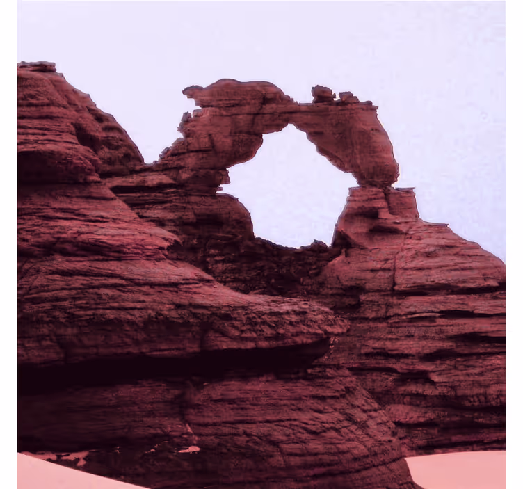 Desert wall mural sandstone aesthetic print - TenStickers