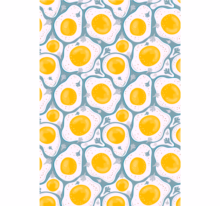Kitchen wall mural kitchen nordic egg - TenStickers