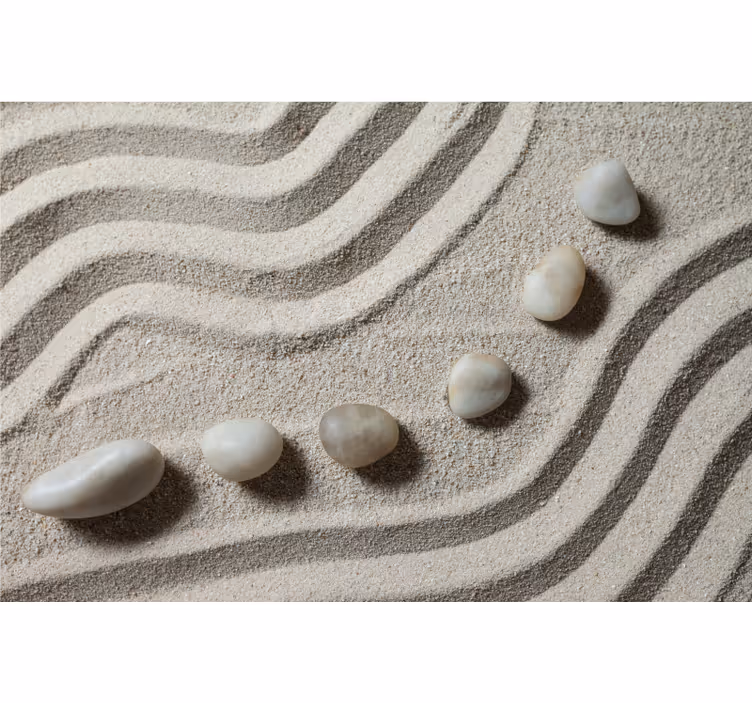 Hallway wall mural zen meditation - TenStickers