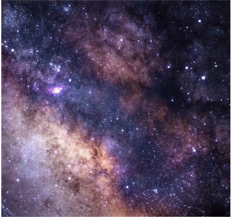 Sky wall mural galaxy night - TenStickers