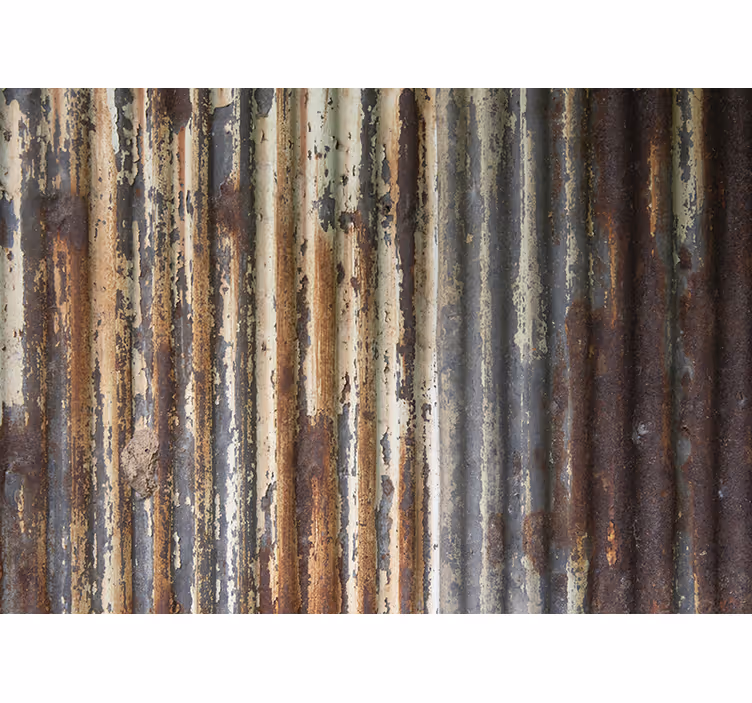 Rustic Metal Elegance texture and pattern wall mural - TenStickers
