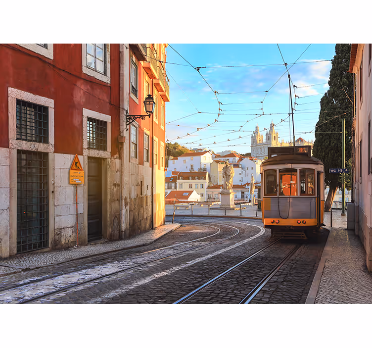 Lisbon's street wall mural - TenStickers