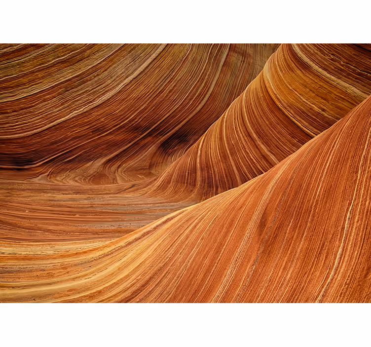 Landscape wall mural earth's flowing tides - TenStickers