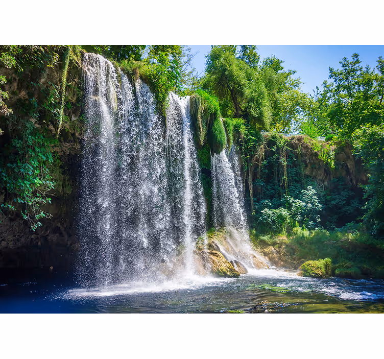 Waterfall Waterfall Wall Mural - TenStickers