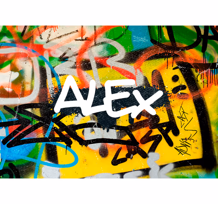 Urban wall mural customizable urban spray - TenStickers
