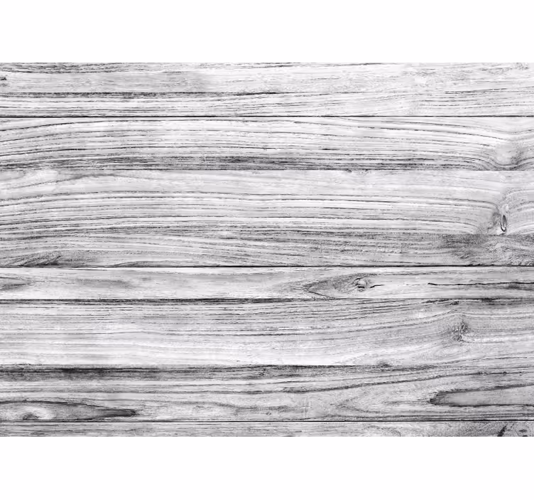 Stone wall mural textured grey wood - TenStickers