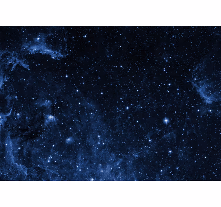Galaxy bedroom with constellations Wall Murals - TenStickers