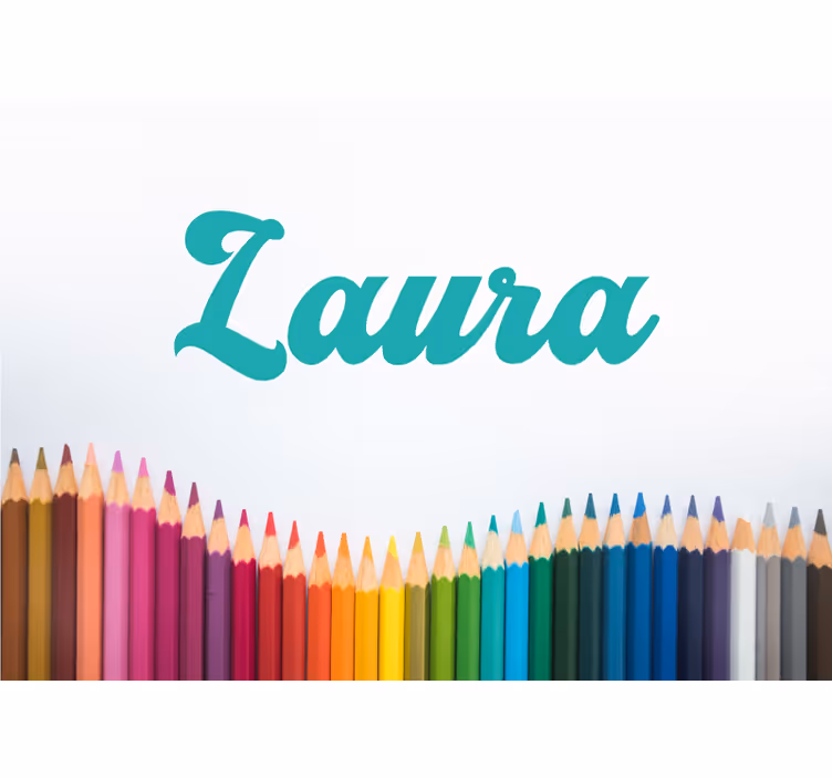 Customizable Colored Pencils  custom wall mural - TenStickers