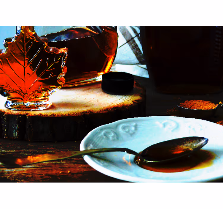 Maple Syrup Delight urban wall mural - TenStickers