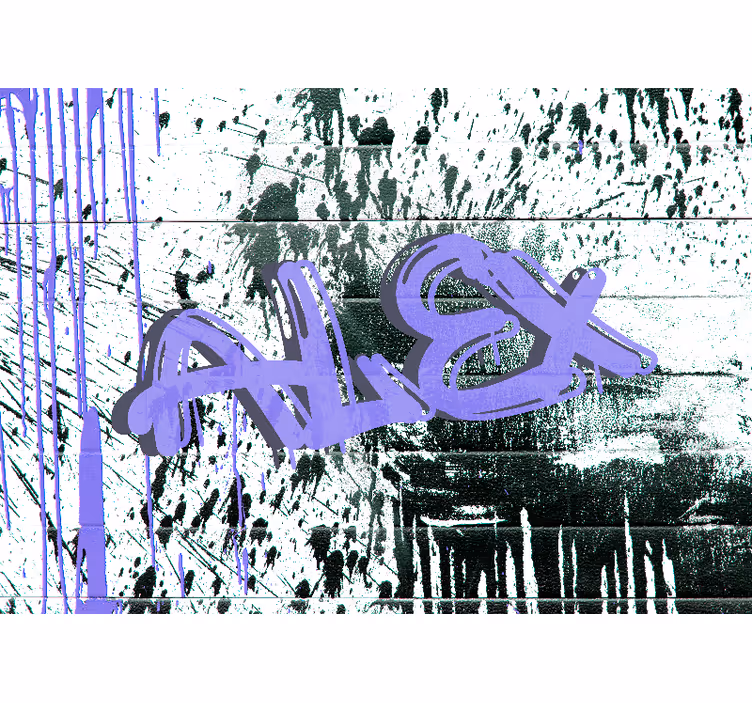 Adjustable Urban Tag urban wall mural - TenStickers